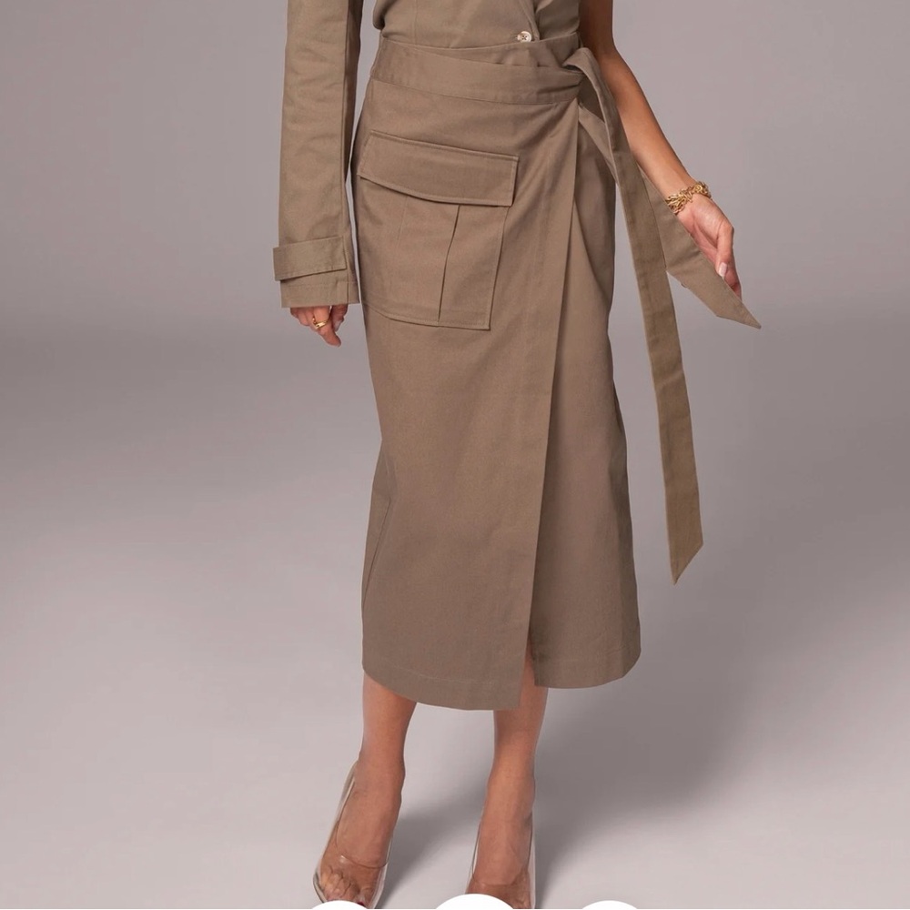 JLUXLABEL Elegant Brown Dress